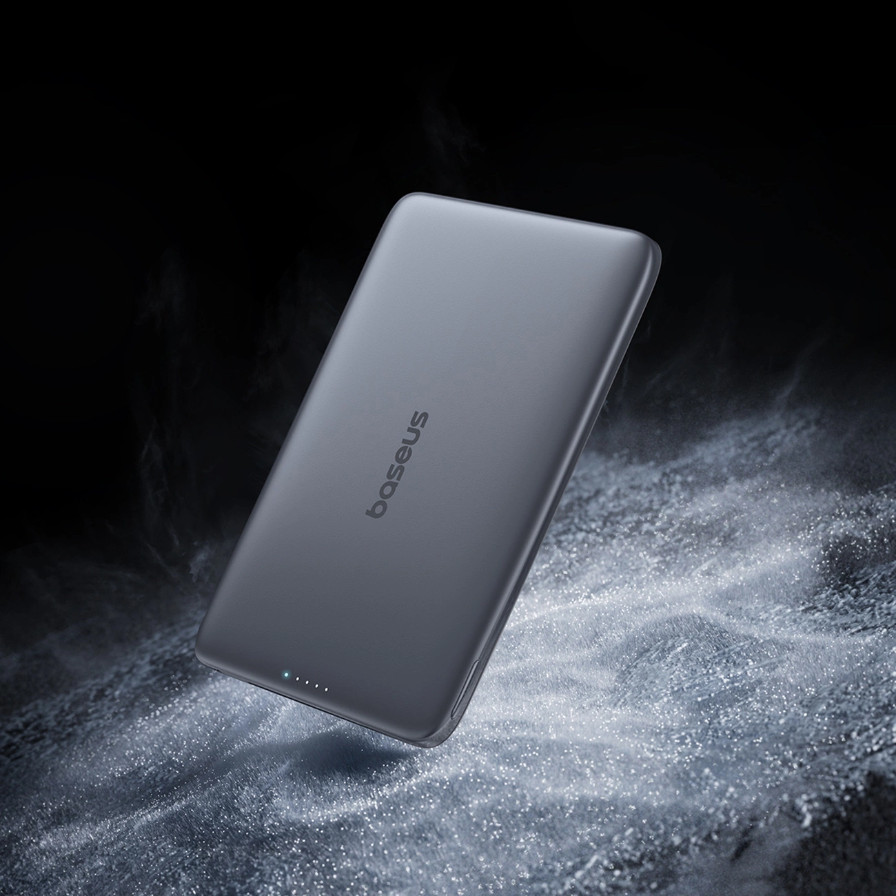 Zunanja brezžična baterija Baseus PicoGo AM41, 5000mAh, 20W, PD + FQI, 1 x QI - 1 x USB-C, črna