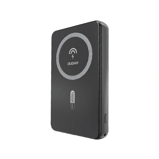 Brezžična zunanja baterija Dudao K14S, 5000mAh, 20W, QC + PD + FQI, 1 x QI - 1 x USB-A - 1 x USB-C, črna