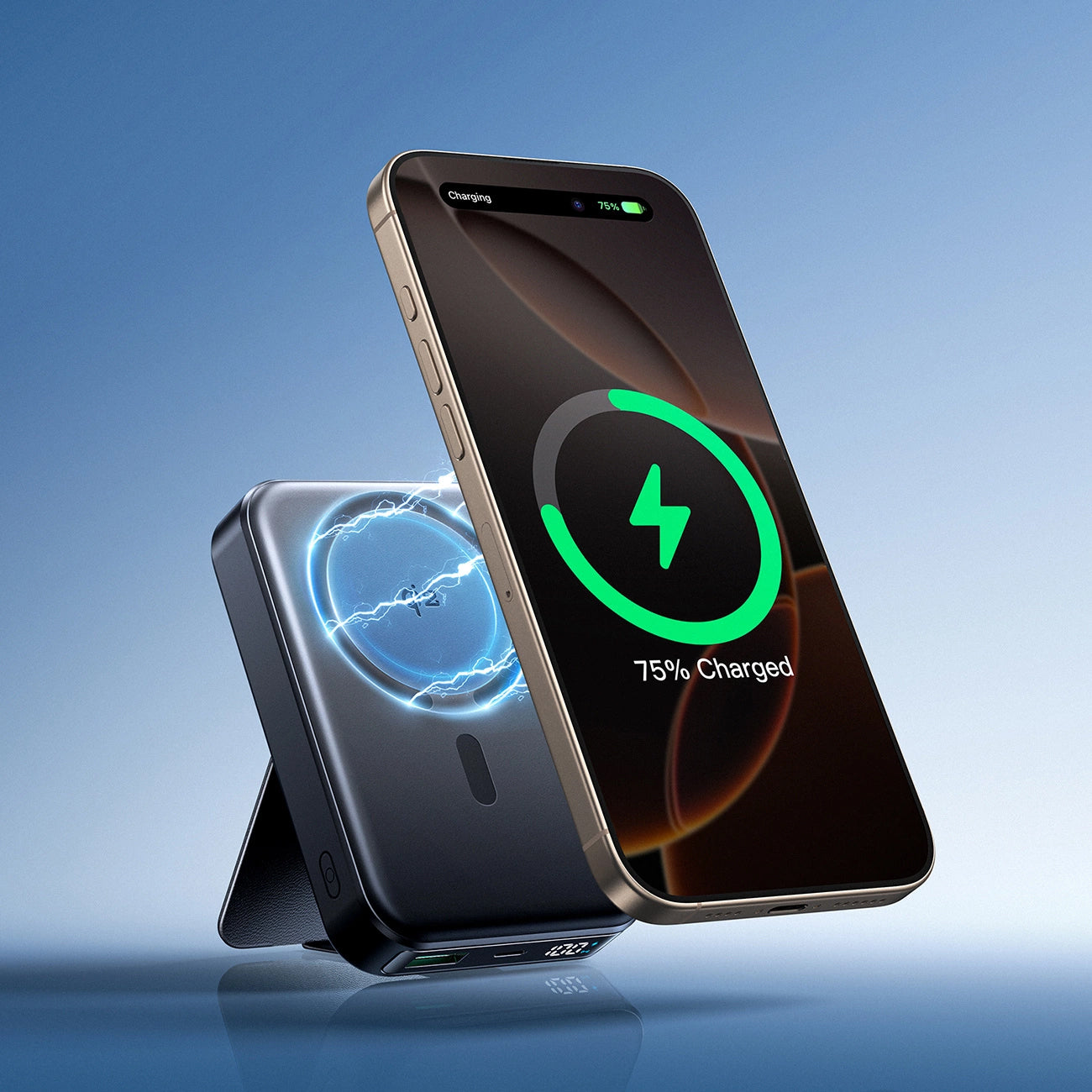 Zunanja baterija Joyroom JR-PBM11, 10000mAh, 22.5W, QC + PD + FQI, 1 x QI - 1 x USB-A - 1 x USB-C, Črna