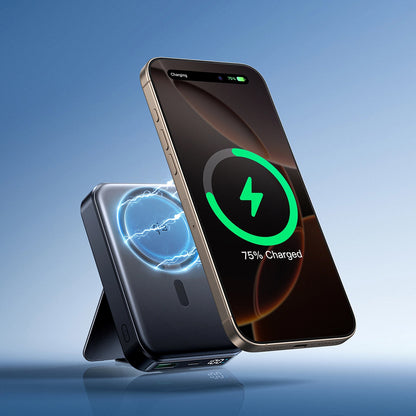 Zunanja baterija Joyroom JR-PBM11, 10000mAh, 22.5W, QC + PD + FQI, 1 x QI - 1 x USB-A - 1 x USB-C, Črna