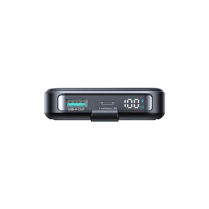 Zunanja baterija Joyroom JR-PBM11, 10000mAh, 22.5W, QC + PD + FQI, 1 x QI - 1 x USB-A - 1 x USB-C, Črna