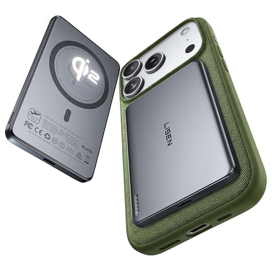 Brezžična zunanja baterija Lisen L601 Pro, 5000mAh, 22,5W, PD + FQI, 1 x QI - 1 x USB-C, Siva YL0325090011