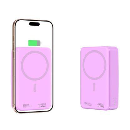 Tech-Protect PB12 LifeMag brezžična zunanja baterija, 20000 mAh, 20 W, QC + PD + FQI, 1 x QI - 1 x USB-A - 1 x USB-C, vijolična