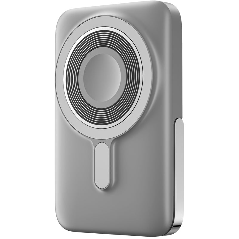 Zunanja brezžična baterija WiWu Wi-P018, 10000mAh, 20W, PD + FQI, 1 x QI - 1 x USB-C, Siva