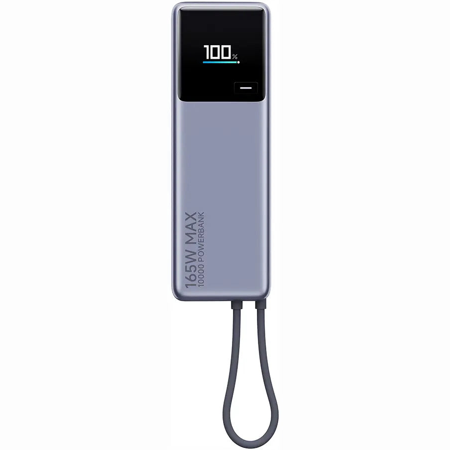 Zunanja baterija Xiaomi, 10000mAh, 165W, PD, 2 x USB-C, Siva PB1165MI
