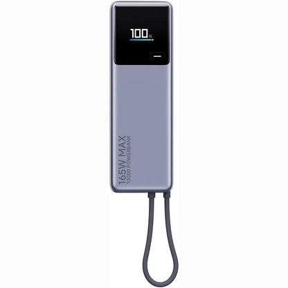 Zunanja baterija Xiaomi, 10000mAh, 165W, PD, 2 x USB-C, Siva PB1165MI