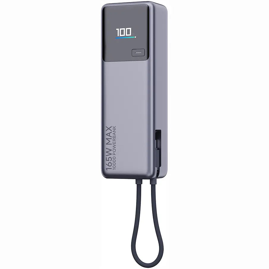 Zunanja baterija Xiaomi, 10000mAh, 165W, PD, 2 x USB-C, Siva PB1165MI