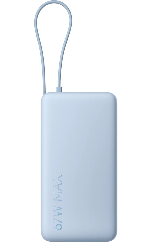Zunanji akumulator Xiaomi, 20000mAh, 67W, QC + PD, 1 x USB-A - 2 x USB-C, modra BHR08O8GL
