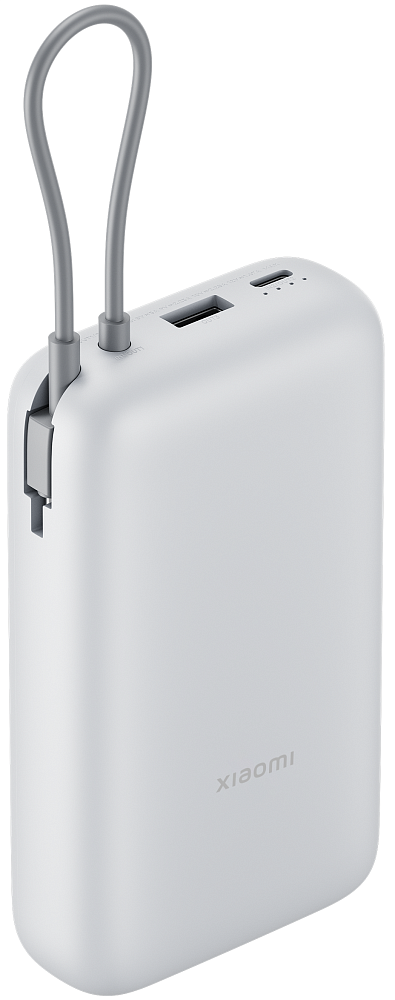 Zunanja baterija Xiaomi, 20000mAh, 22.5W, QC + PD, 1 x USB-A - 2 x USB-C, Srebrna BHR9738GL