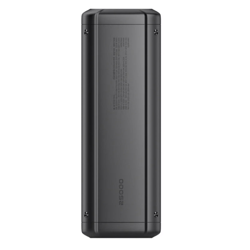 Xiaomi HyperCharge External Battery, 25000mAh, 212W, QC + PD, 1 x USB-A - 2 x USB-C, Black BHR9970GL
