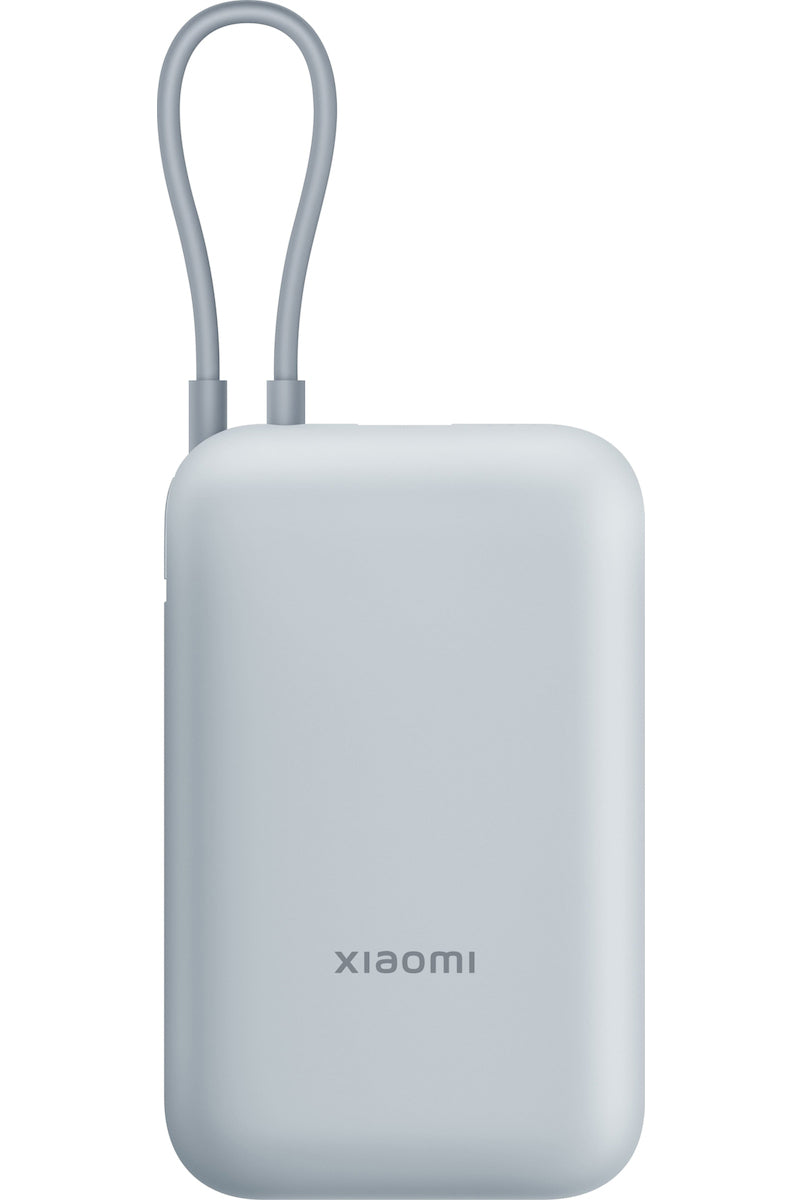 Zunanji baterijski polnilec Xiaomi Pocket, 10000mAh, 22,5W, QC + PD, 1 x USB-A - 2 x USB-C, modra BHR9073GL