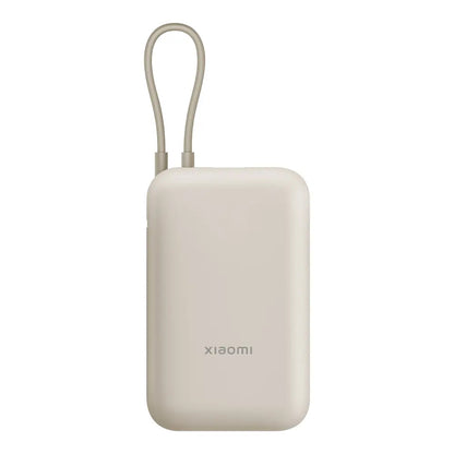 Zunanji baterijski polnilec Xiaomi Pocket, 10000mAh, 22,5W, QC + PD, 1 x USB-A - 2 x USB-C, bež BHR9072GL