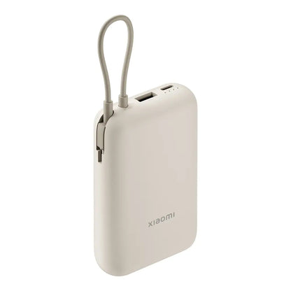 Zunanji baterijski polnilec Xiaomi Pocket, 10000mAh, 22,5W, QC + PD, 1 x USB-A - 2 x USB-C, bež BHR9072GL