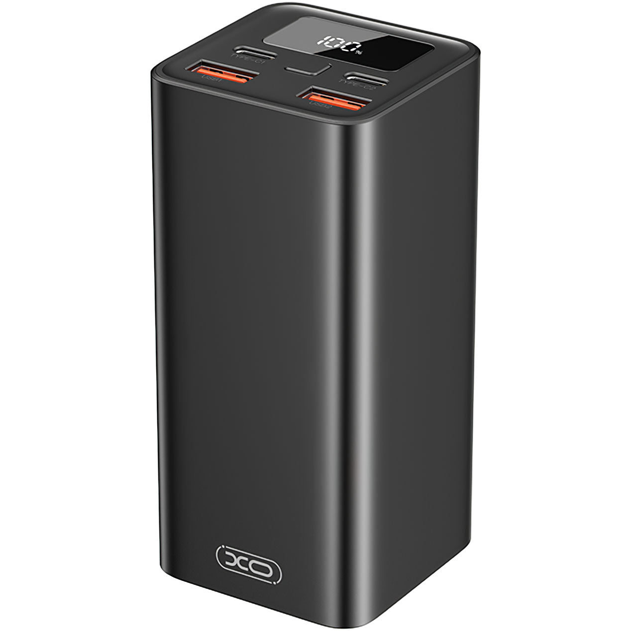 Zunanja baterija XO Design PB97, 20000mAh, 65W, QC + PD, 2 x USB-A - 2 x USB-C, Črna