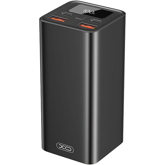 Zunanja baterija XO Design PB97, 20000mAh, 65W, QC + PD, 2 x USB-A - 2 x USB-C, Črna