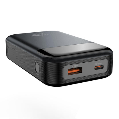 Zunanja baterija XO Design PR232, 10000mAh, 33W, QC + PD, 1 x USB-A - 1 x USB-C, Črna