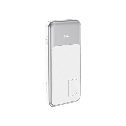 Zunanja baterija XO Design PR248, 10000mAh, 22.5W, QC + PD, 1 x Lightning - 1 x USB-A - 2 x USB-C, Bela