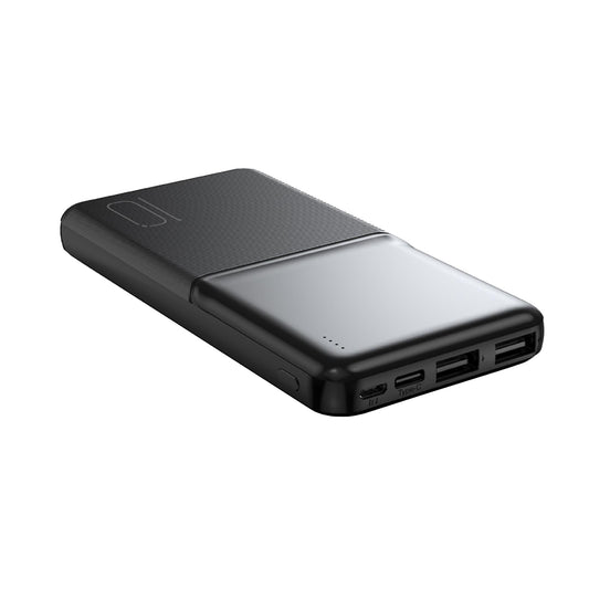 Zunanja baterija XO Design PR251, 10000mAh, 10W, 2 x USB-A, Črna