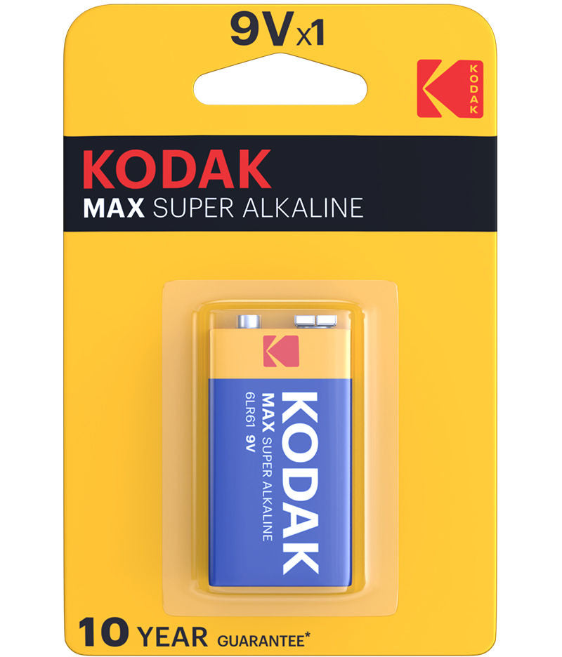 Baterija Kodak Max Alkaline, 6LR61 (9V)