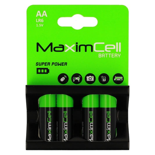Baterija MaximCell Super Power, AA / LR6, komplet 4 kosa