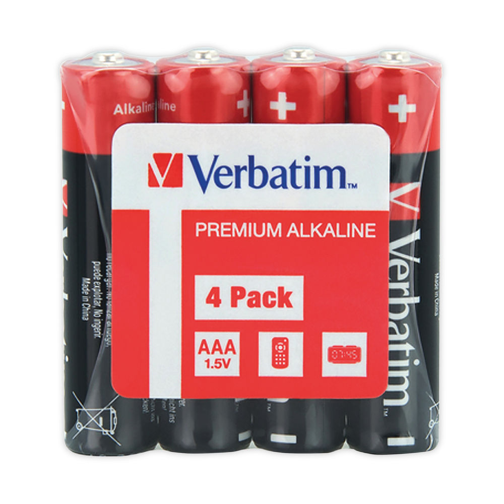 Verbatim Premium Battery, AAA / LR3, Set of 4 pieces 49500