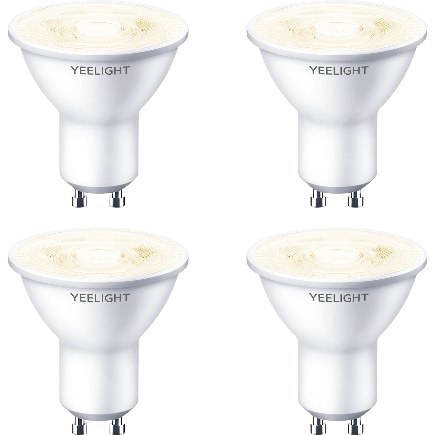 Yeelight W1 LED žarnica, Wi-Fi, GU10, 4,8 W, 2700 K, 350 lm, komplet 4 kosov, bela YLDP004 