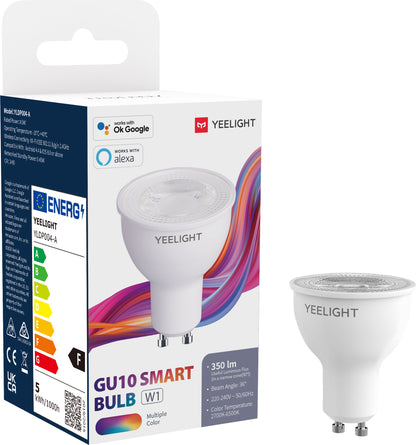 LED žarnica Yeelight W1, Wi-Fi, GU10, 4.5W, 2700K - 6500K, 350lm, večbarvna YLDP004-A