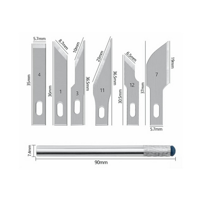 OEM skalpel, 6v1
