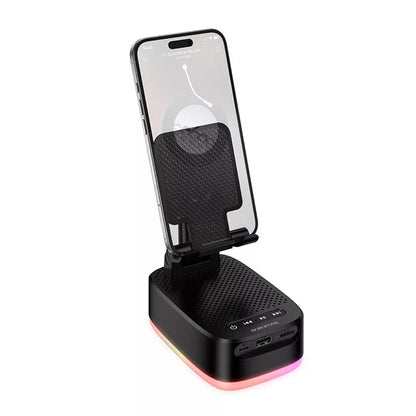 Bluetooth zvočnik Borofone BR200 Marea 2v1, 5W, TWS, RGB, Črn