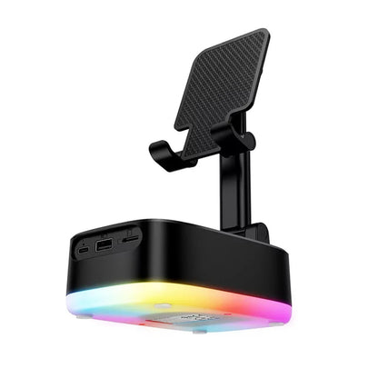Bluetooth zvočnik Borofone BR200 Marea 2v1, 5W, TWS, RGB, Črn