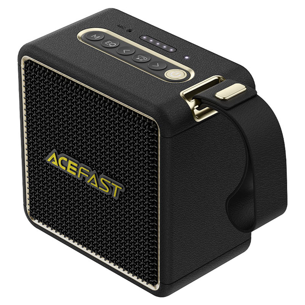 Prenosni Bluetooth zvočnik Acefast K3 Nano, 1 x 30W - 1 x 16W, RGB, Vodoodporen, Črn