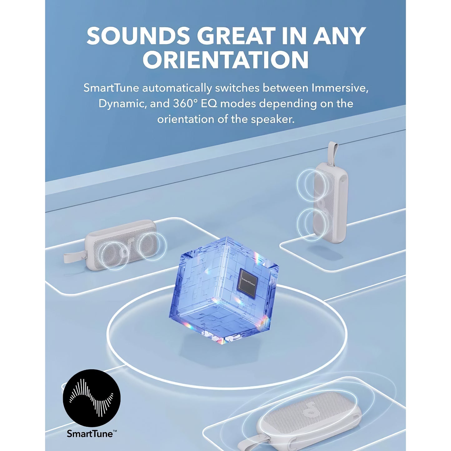 Prenosni zvočnik Bluetooth Anker SoundCore Motion 300, 30 W, TWS, vodoodporen, modri A3135031 