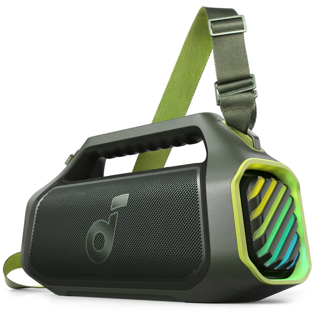 Prenosni zvočnik Bluetooth Anker Soundcore Boom 2 Plus, 140 W, RGB, vodoodporen, zelen A3134061 