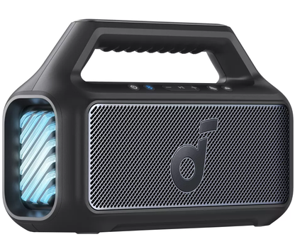 Prenosni Bluetooth zvočnik Anker SoundCore Boom 2 Nova različica, 80W, TWS, RGB, Vodoodporen, Črn A3138012