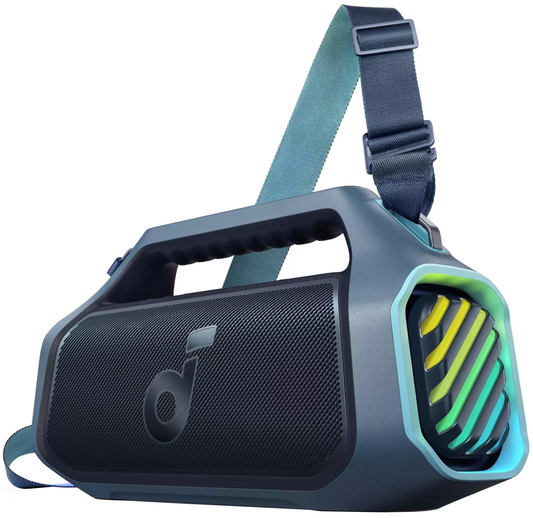 Prenosni Bluetooth zvočnik Anker SoundCore Boom 2 Plus Nova različica, 140W, TWS, RGB, Vodoodporen, Modra A3134032