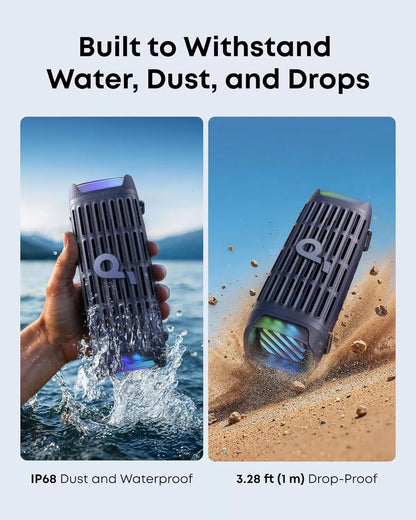 Prenosni Bluetooth zvočnik Anker SoundCore Boom 3i, 50W, RGB, vodoodporen, modra D5100030