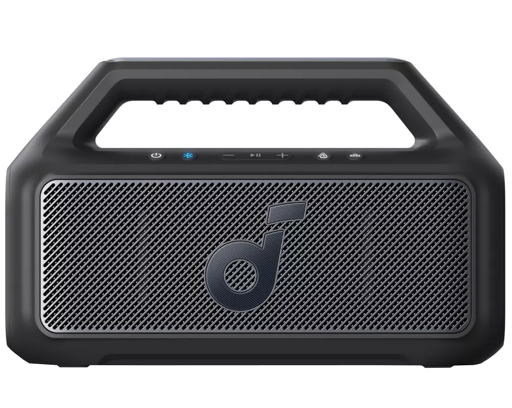 Prenosni Bluetooth zvočnik Anker SoundCore Boom 2 Nova različica, 80W, TWS, RGB, Vodoodporen, Črn A3138012