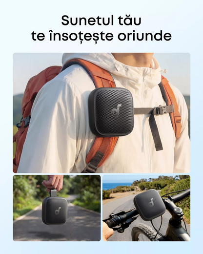 Prenosni Bluetooth zvočnik Anker SoundCore Boom Go 3i, 15W, TWS, RGB, vodoodporen, črn D5103010