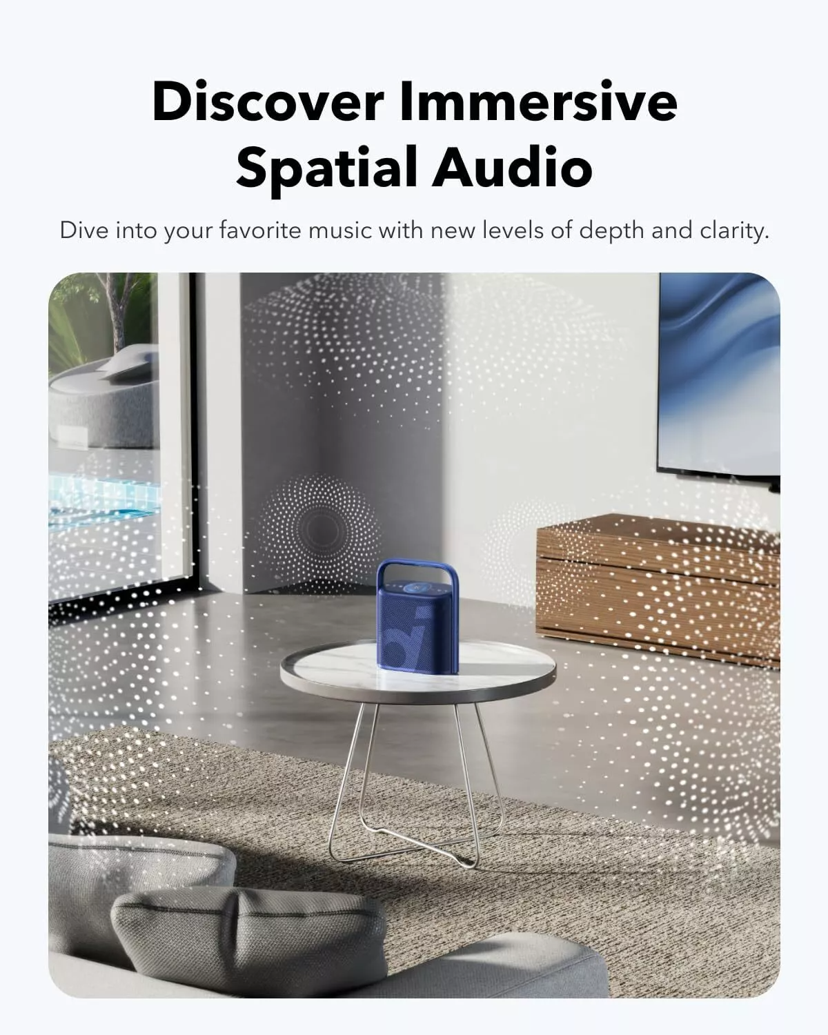 Prenosni Bluetooth zvočnik Anker SoundCore Motion X500, 40W, vodoodporen, črn, ponovno zapakiran A3131011