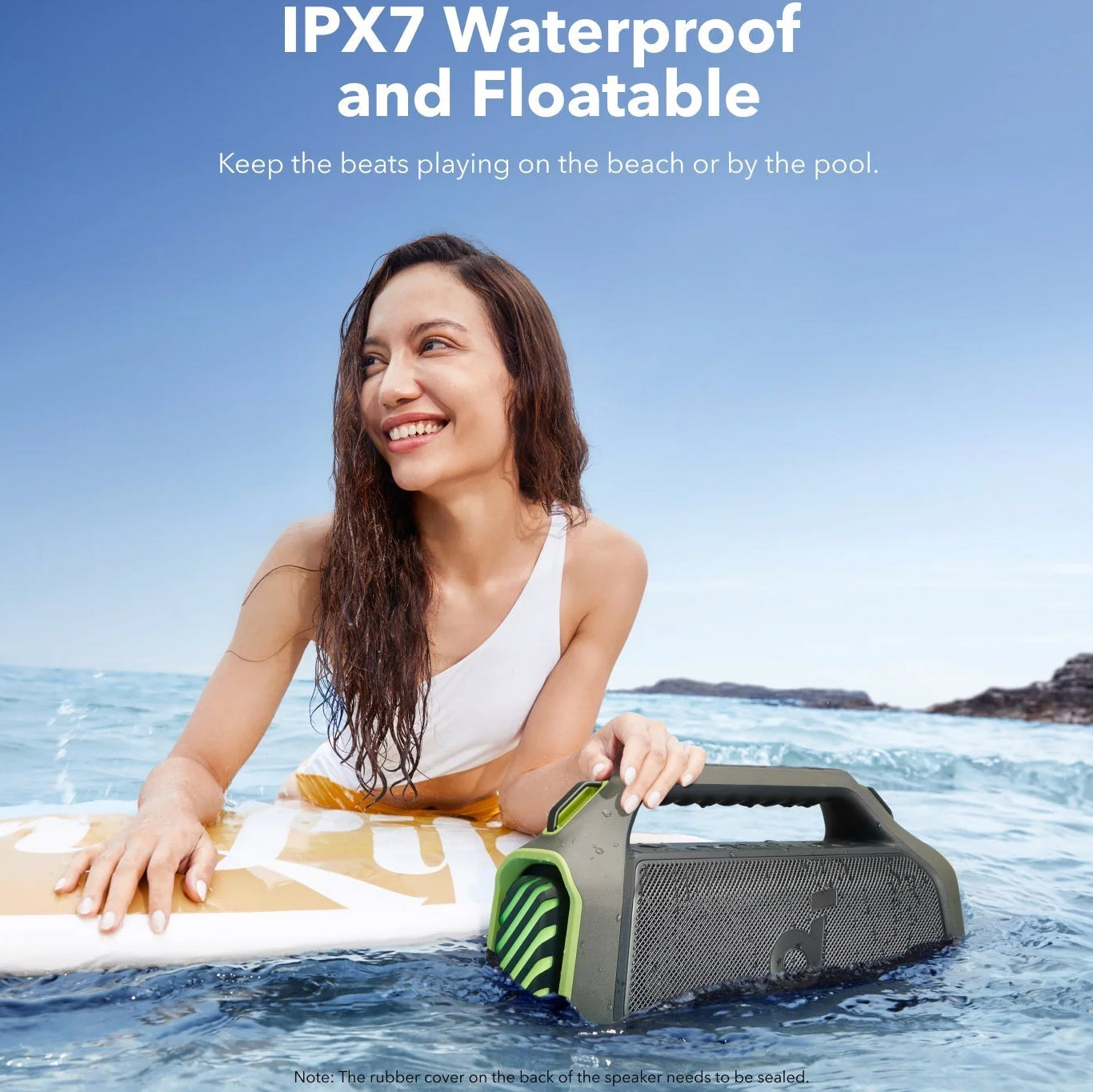 Prenosni zvočnik Bluetooth Anker Soundcore Boom 2 Plus, 140 W, RGB, vodoodporen, zelen A3134061 