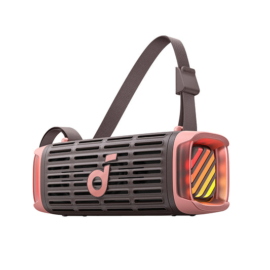 Prenosni Bluetooth zvočnik Anker SoundCore Boom 3i, 50W, RGB, vodoodporen, rjavo roza D5100080