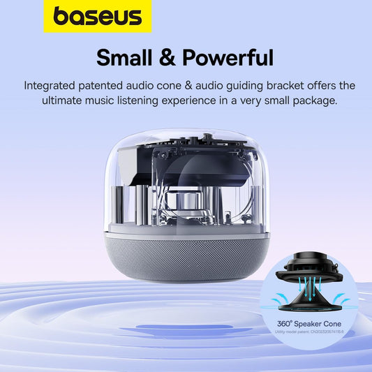 Bluetooth zvočnik Baseus AeQur V2, Bel