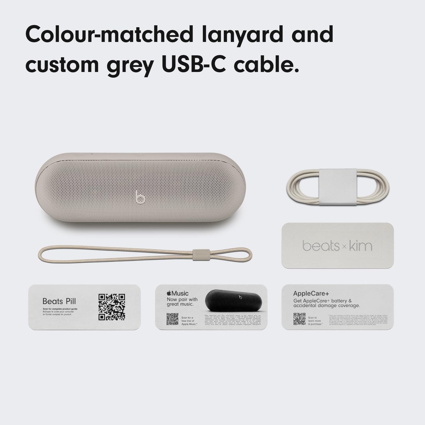 Prenosni Bluetooth zvočnik Beats Pill Kim Kardashian Edition, Siv MAX24ZM/A