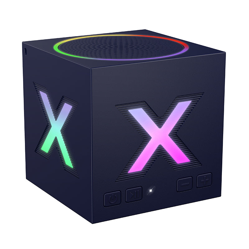 Prenosni Bluetooth zvočnik Borofone BR101 Rubik, 5W, TWS, RGB, modra