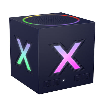 Prenosni Bluetooth zvočnik Borofone BR101 Rubik, 5W, TWS, RGB, modra