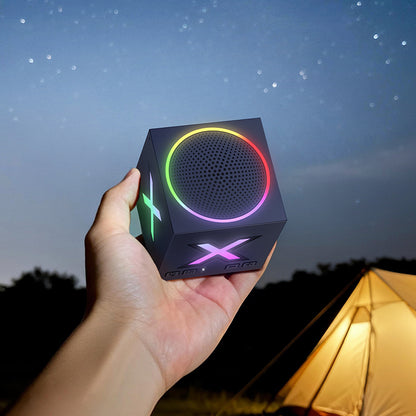 Prenosni Bluetooth zvočnik Borofone BR101 Rubik, 5W, TWS, RGB, modra