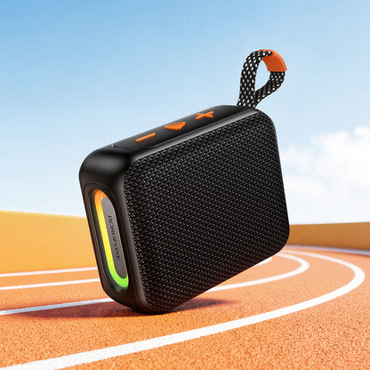 Prenosni Bluetooth zvočnik Borofone BR106 Felicitous, 8 W, TWS, RGB, črn
