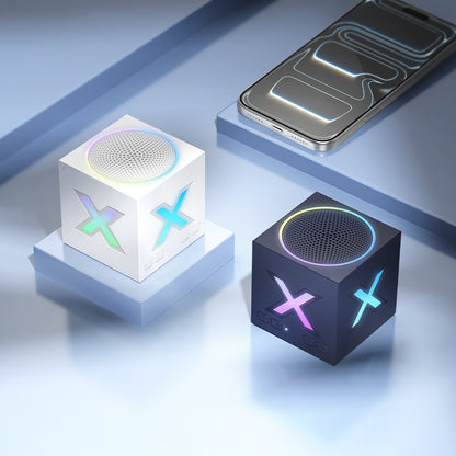 Prenosni Bluetooth zvočnik Borofone BR101 Rubik, 5W, TWS, RGB, modra