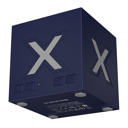 Prenosni Bluetooth zvočnik Borofone BR101 Rubik, 5W, TWS, RGB, modra