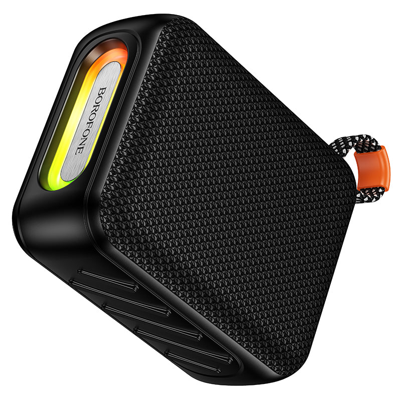 Prenosni Bluetooth zvočnik Borofone BR106 Felicitous, 8 W, TWS, RGB, črn